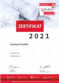 Zertifikat Telenot